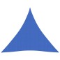 vidaXL Toldo de vela HDPE azul 160 g/m² 4x4x4 m vidaXL Toldo de vela HDPE azul 160 g/m² 4x4x4 m