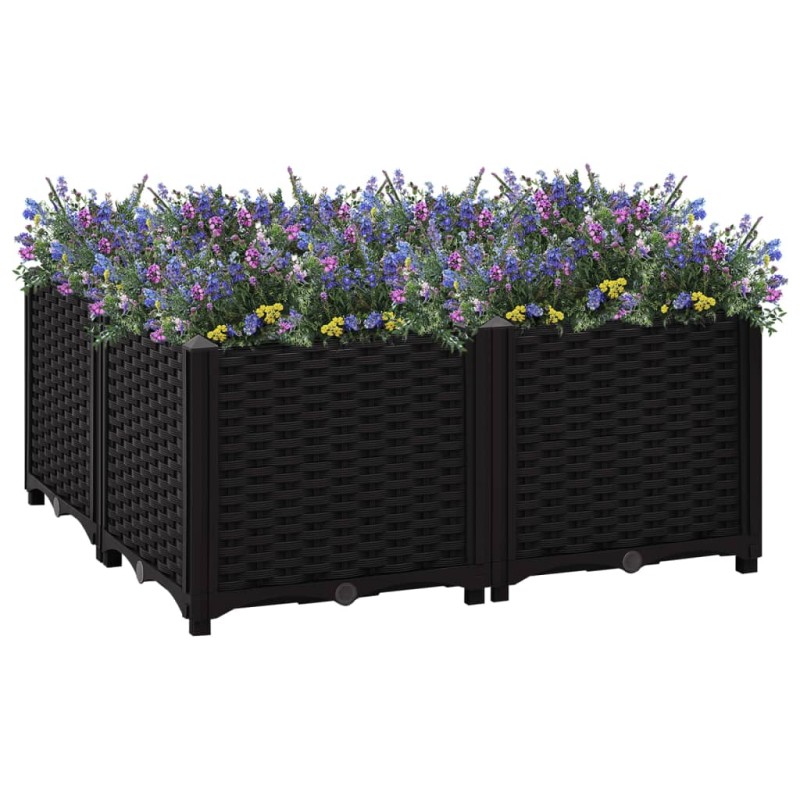 vidaXL Arriate 80x80x38 cm polipropileno vidaXL Arriate 80x80x38 cm polipropileno