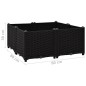 vidaXL Arriate 80x80x38 cm polipropileno vidaXL Arriate 80x80x38 cm polipropileno