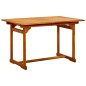 vidaXL Mesa de comedor jardín madera maciza acacia (120-170)x80x75 cm vidaXL Mesa de comedor jardín madera maciza acacia (120-170)x80x75 cm
