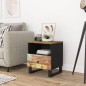 vidaXL Mesita de noche madera maciza reciclada y madera contrachapada vidaXL Mesita de noche madera maciza reciclada y madera contrachapada