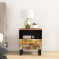 vidaXL Mesita de noche madera maciza reciclada y madera contrachapada vidaXL Mesita de noche madera maciza reciclada y madera contrachapada