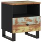 vidaXL Mesita de noche madera maciza reciclada y madera contrachapada vidaXL Mesita de noche madera maciza reciclada y madera contrachapada