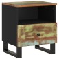 vidaXL Mesita de noche madera maciza reciclada y madera contrachapada vidaXL Mesita de noche madera maciza reciclada y madera contrachapada