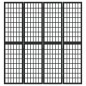 vidaXL Biombo plegable con 4 paneles estilo japonés negro 160x170 cm vidaXL Biombo plegable con 4 paneles estilo japonés negro 160x170 cm