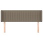 vidaXL Cabecero de tela gris taupe 147x16x78/88 cm vidaXL Cabecero de tela gris taupe 147x16x78/88 cm