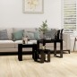 vidaXL Mesas apilables 3 piezas madera contrachapada negro brillante vidaXL Mesas apilables 3 piezas madera contrachapada negro brillante