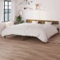 vidaXL Estructura de cama madera maciza pino marrón miel 200x200 cm