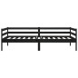 vidaXL Sofá cama de madera maciza de pino negro 80x200 cm vidaXL Sofá cama de madera maciza de pino negro 80x200 cm