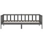 vidaXL Sofá cama madera maciza de pino gris 80x200 cm vidaXL Sofá cama madera maciza de pino gris 80x200 cm