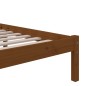 vidaXL Estructura de cama madera maciza marrón miel 140x200 cm vidaXL Estructura de cama madera maciza marrón miel 140x200 cm