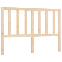 vidaXL Cabecero de cama madera maciza de pino 141x4x100 cm