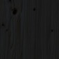 vidaXL Cabecero de cama madera maciza de pino negro 105,5x4x100 cm vidaXL Cabecero de cama madera maciza de pino negro 105,5x4x100 cm