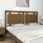 vidaXL Cabecero de cama madera maciza pino marrón miel 155,5x4x100 cm vidaXL Cabecero de cama madera maciza pino marrón miel 155,5x4x100 cm