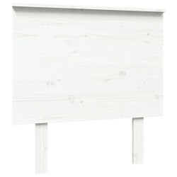 vidaXL Cabecero de cama madera maciza de pino blanco 79x6x82,5 cm