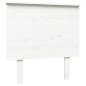 vidaXL Cabecero de cama madera maciza de pino blanco 79x6x82,5 cm