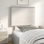 vidaXL Cabecero de cama madera maciza de pino blanco 79x6x82,5 cm