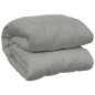 vidaXL Manta con peso tela gris 137x200 cm 10 kg vidaXL Manta con peso tela gris 137x200 cm 10 kg