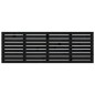 vidaXL Cabecero de cama de pared madera maciza pino negro 206x3x63 cm vidaXL Cabecero de cama de pared madera maciza pino negro 206x3x63 cm