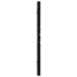 vidaXL Cabecero de cama de pared madera maciza pino negro 206x3x63 cm vidaXL Cabecero de cama de pared madera maciza pino negro 206x3x63 cm