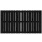 vidaXL Cabecero de cama de pared madera maciza pino negro 159,5x3x90cm vidaXL Cabecero de cama de pared madera maciza pino negro 159,5x3x90cm