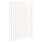 vidaXL Cabecero de cama pared madera maciza pino blanco 82,5x3x110 cm vidaXL Cabecero de cama pared madera maciza pino blanco 82,5x3x110 cm