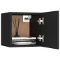 vidaXL Set de muebles de salón TV 6 pzas madera de ingeniería negro vidaXL Set de muebles de salón TV 6 pzas madera de ingeniería negro