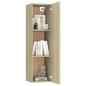 vidaXL Juego de muebles de salón 8 piezas roble Sonoma