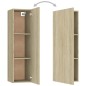 vidaXL Juego de muebles de salón 8 piezas roble Sonoma