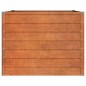 vidaXL Arriate oxidado de acero corten 100x100x77 cm vidaXL Arriate oxidado de acero corten 100x100x77 cm