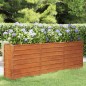vidaXL Arriate oxidado de acero corten 240x40x77 cm vidaXL Arriate oxidado de acero corten 240x40x77 cm