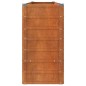 vidaXL Arriate oxidado de acero corten 240x40x77 cm vidaXL Arriate oxidado de acero corten 240x40x77 cm