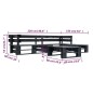 vidaXL Set de muebles de palés para jardín 4 piezas madera negro vidaXL Set de muebles de palés para jardín 4 piezas madera negro