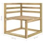vidaXL Juego de muebles de jardín 5 piezas con cojines rojos vidaXL Juego de muebles de jardín 5 piezas con cojines rojos