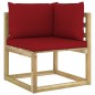 vidaXL Set de muebles de jardín 6 piezas con cojines madera impregnada vidaXL Set de muebles de jardín 6 piezas con cojines madera impregnada