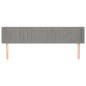 vidaXL Cabecero de terciopelo gris claro 163x16x78/88 cm vidaXL Cabecero de terciopelo gris claro 163x16x78/88 cm