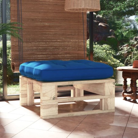 vidaXL Otomana de jardín de palets madera de pino impregnada