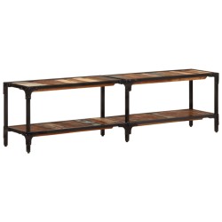 vidaXL Mueble de TV madera maciza reciclada 150x30x41 cm