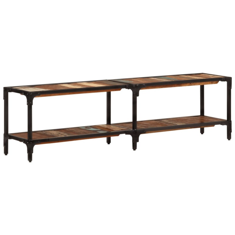 vidaXL Mueble de TV madera maciza reciclada 150x30x41 cm vidaXL Mueble de TV madera maciza reciclada 150x30x41 cm