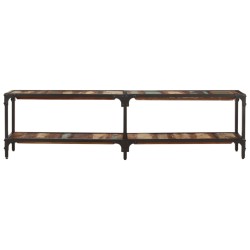 vidaXL Mueble de TV madera maciza reciclada 150x30x41 cm