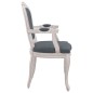 vidaXL Silla de comedor terciopelo gris oscuro 62x59,5x100,5 cm vidaXL Silla de comedor terciopelo gris oscuro 62x59,5x100,5 cm