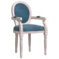 vidaXL Silla de comedor terciopelo azul 54x56x96,5 cm vidaXL Silla de comedor terciopelo azul 54x56x96,5 cm