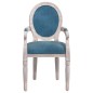 vidaXL Silla de comedor terciopelo azul 54x56x96,5 cm vidaXL Silla de comedor terciopelo azul 54x56x96,5 cm