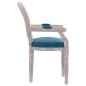 vidaXL Silla de comedor terciopelo azul 54x56x96,5 cm vidaXL Silla de comedor terciopelo azul 54x56x96,5 cm