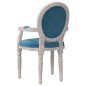 vidaXL Silla de comedor terciopelo azul 54x56x96,5 cm vidaXL Silla de comedor terciopelo azul 54x56x96,5 cm