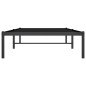 vidaXL Estructura de cama de metal negro 90x200 cm vidaXL Estructura de cama de metal negro 90x200 cm
