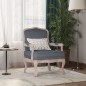 vidaXL Sillón de terciopelo gris oscuro 64x64x90 cm vidaXL Sillón de terciopelo gris oscuro 64x64x90 cm
