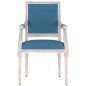 vidaXL Sillón de terciopelo azul 54x59x99 cm vidaXL Sillón de terciopelo azul 54x59x99 cm