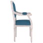 vidaXL Sillón de terciopelo azul 54x59x99 cm vidaXL Sillón de terciopelo azul 54x59x99 cm