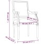 vidaXL Sillón de terciopelo azul 54x59x99 cm vidaXL Sillón de terciopelo azul 54x59x99 cm
